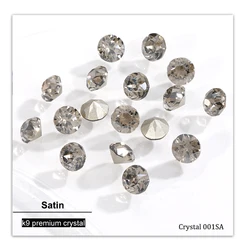 Sparkling Multi-Size Rhinestone Crystal Gems for DIY Jewelry and Nail Art Decoration (Satin)