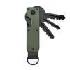 Key Organizer Compact Holder Metal Key Chain Minimalist key case holder for keychain Secures 1-5 Keys 3