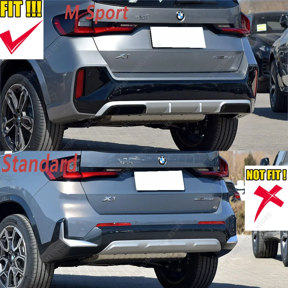 リアバンパーボディキット,エキゾーストトリム,bmw x1 u11 m35i
