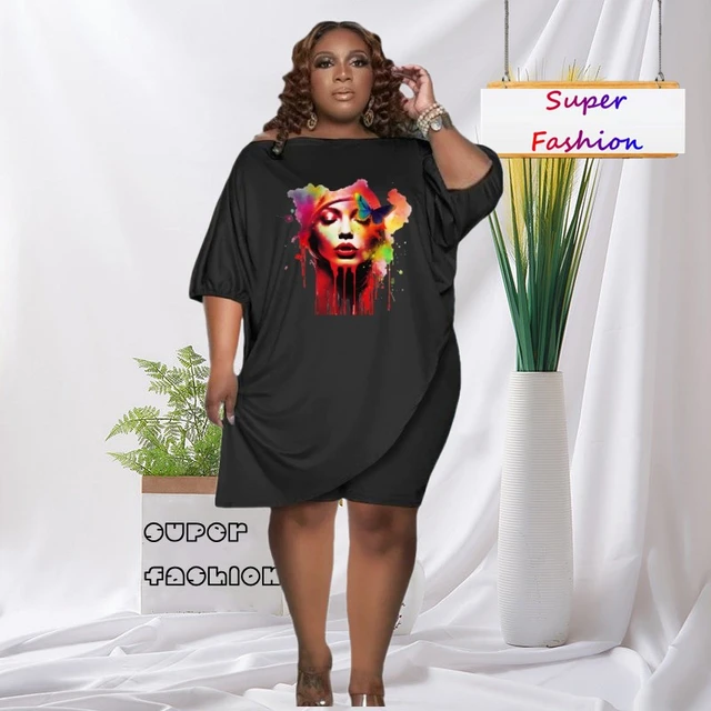 WSFEC XL-5XL Summer 2023 New Fashion Plus Size Matching Sets Women