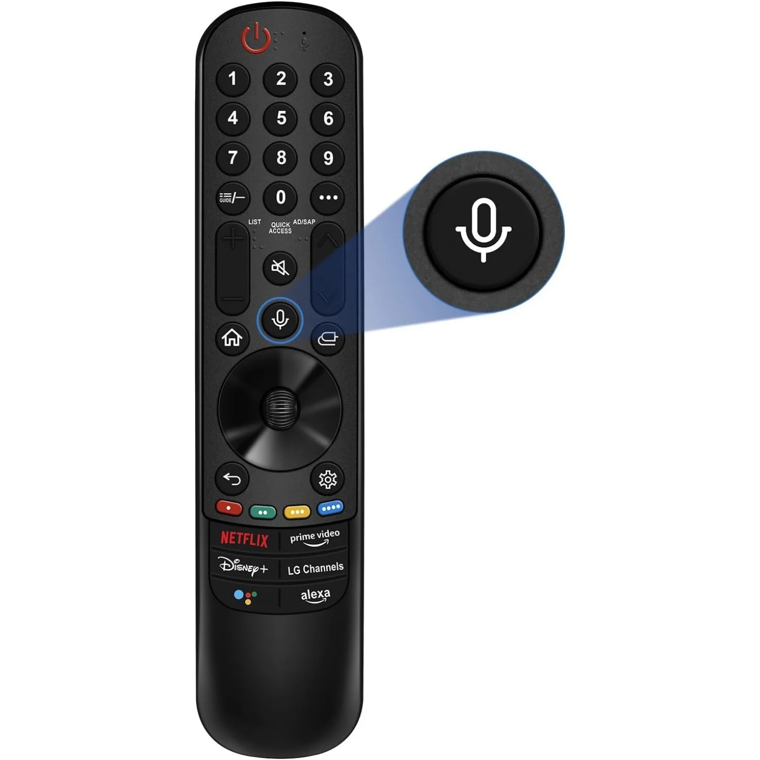 Nuevo mando a distancia mágico MR22GA Compatible con LG-TV-Remote Compatible con todos los LG con función de voz OLED inteligente QNED UHD 4K 8K