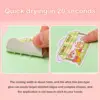 1+3Pcs Macaron Dispensing Pen Student Diy Hand Account Manual Quick-drying Glue Dispensing School Office Supplies Stationery 4