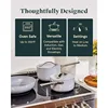 Caraway Nonstick Ceramic Cookware Set (12 Piece) Pots, Pans, Lids and Kitchen Storage - Non Toxic - Oven Safe & Compatible 4