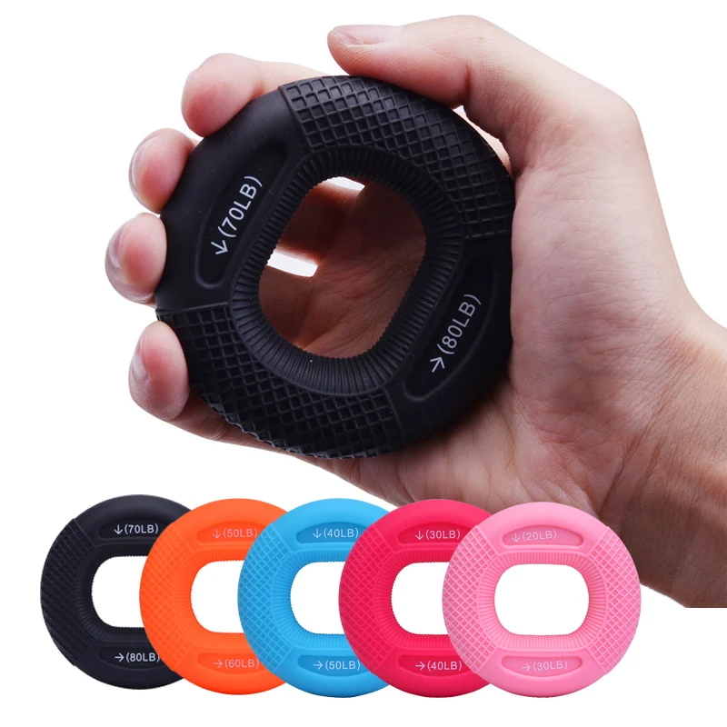 

Silicone Finger Gripper Hand Resistance Band Gripping Ring Wrist Stretcher Finger Forearm Trainer Pow Exercise Carpal Expander