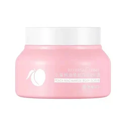 250g Reverse Time Peach Nourishing Skin Deep Cleansing Niacinamide Scrub Moisturizing Body Exfoliating Scrub Free shipping