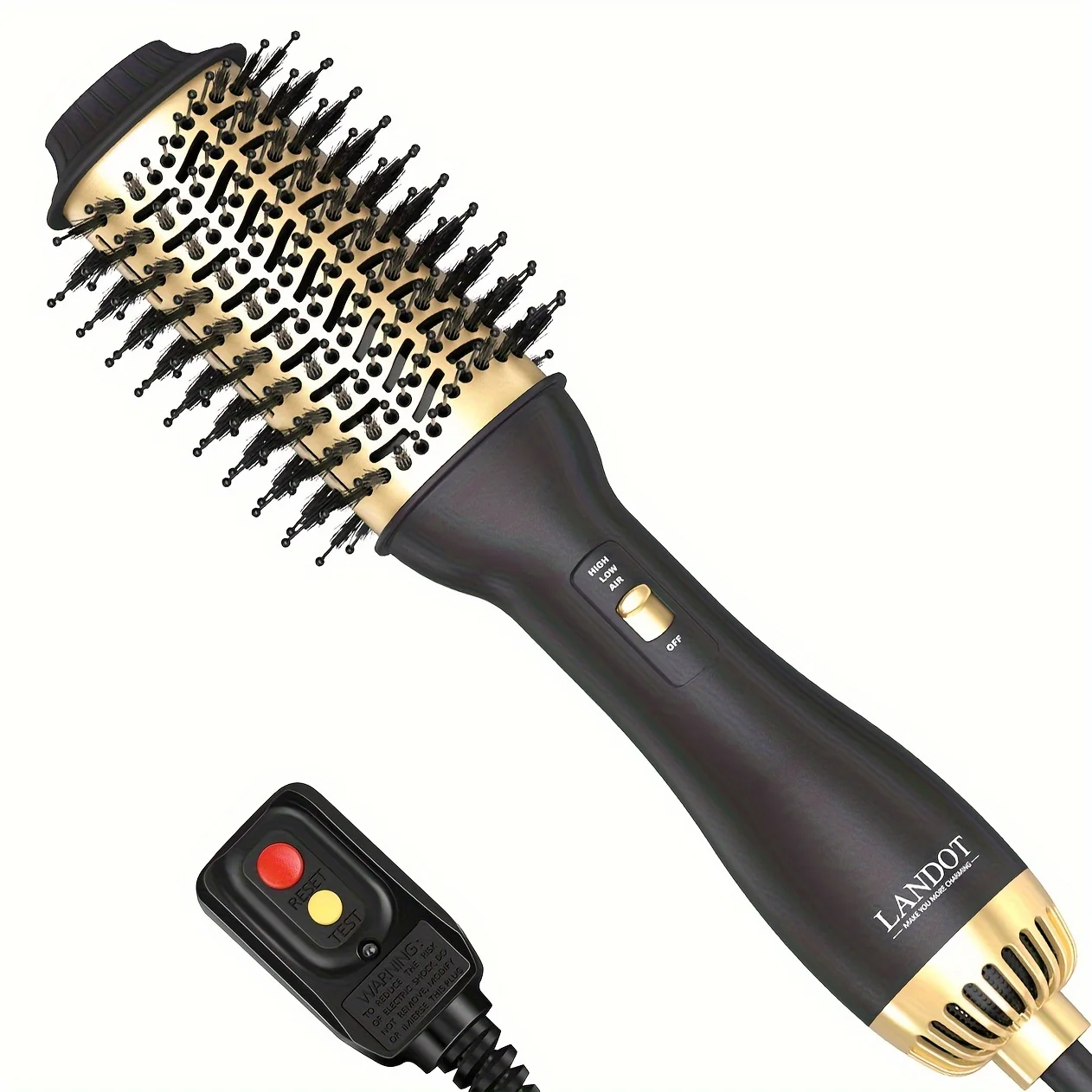 

Hair Dryer Brush Blow Dryer Brush in One - One-Step Hot Air Styler Volumizer with Negative Ion Anti-frizz Ceramic Barrel Hairdr