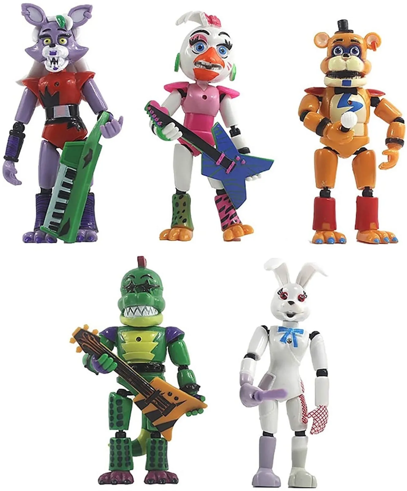 Conjunto de 5 figuras de acción de Five Nights at Freddy's, juguetes de Freddy
