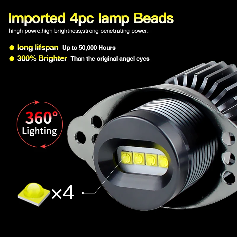 AUTOXBERT Angel Eyes Für BMW E90 E92 E60 - Halo Ringe CANBUS Fehlerfrei