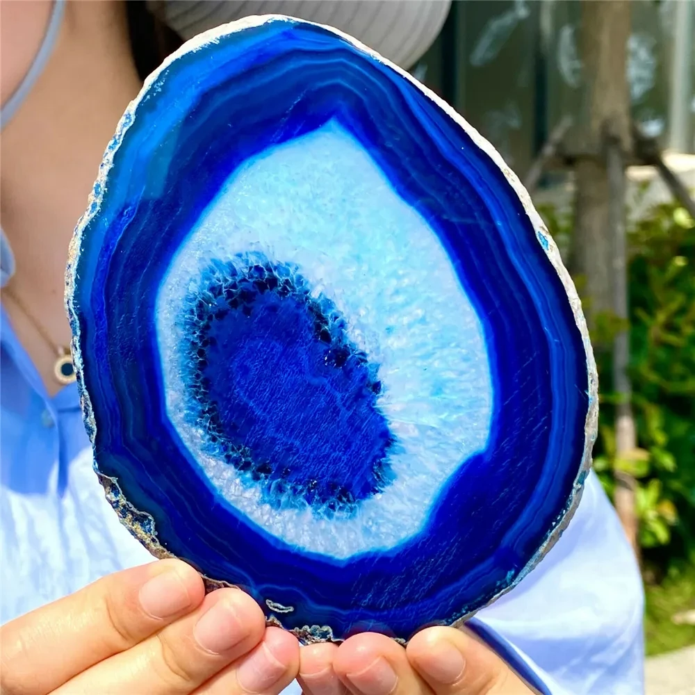Blue agate healing deals