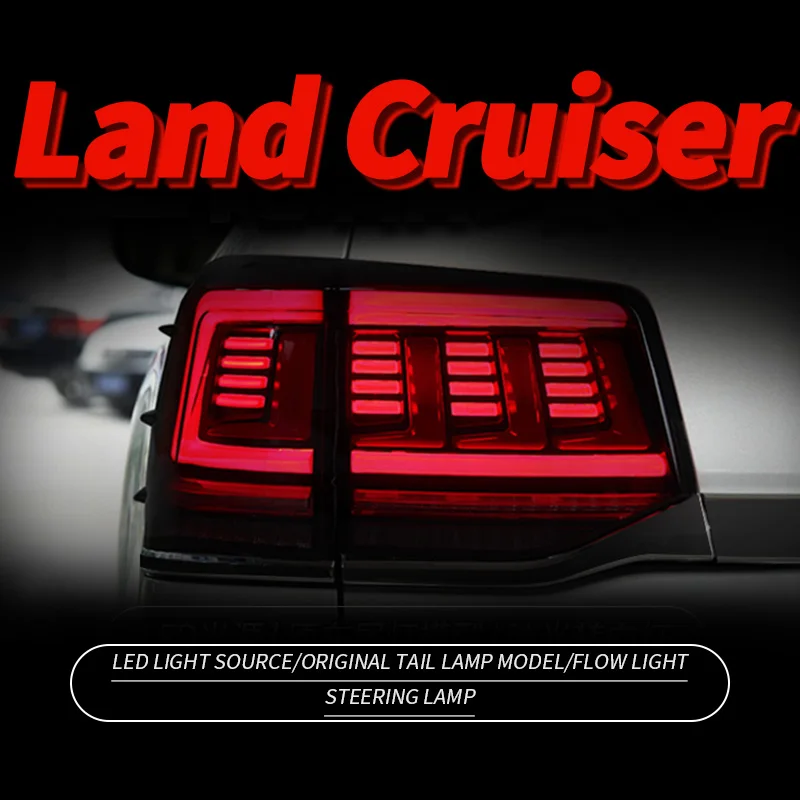 

Car LED Taillight Tail Light For Toyota Land Cruiser 200 LC200 2008 - 2015 Rear Running Lamp + Brake + Reverse + Turn Signal