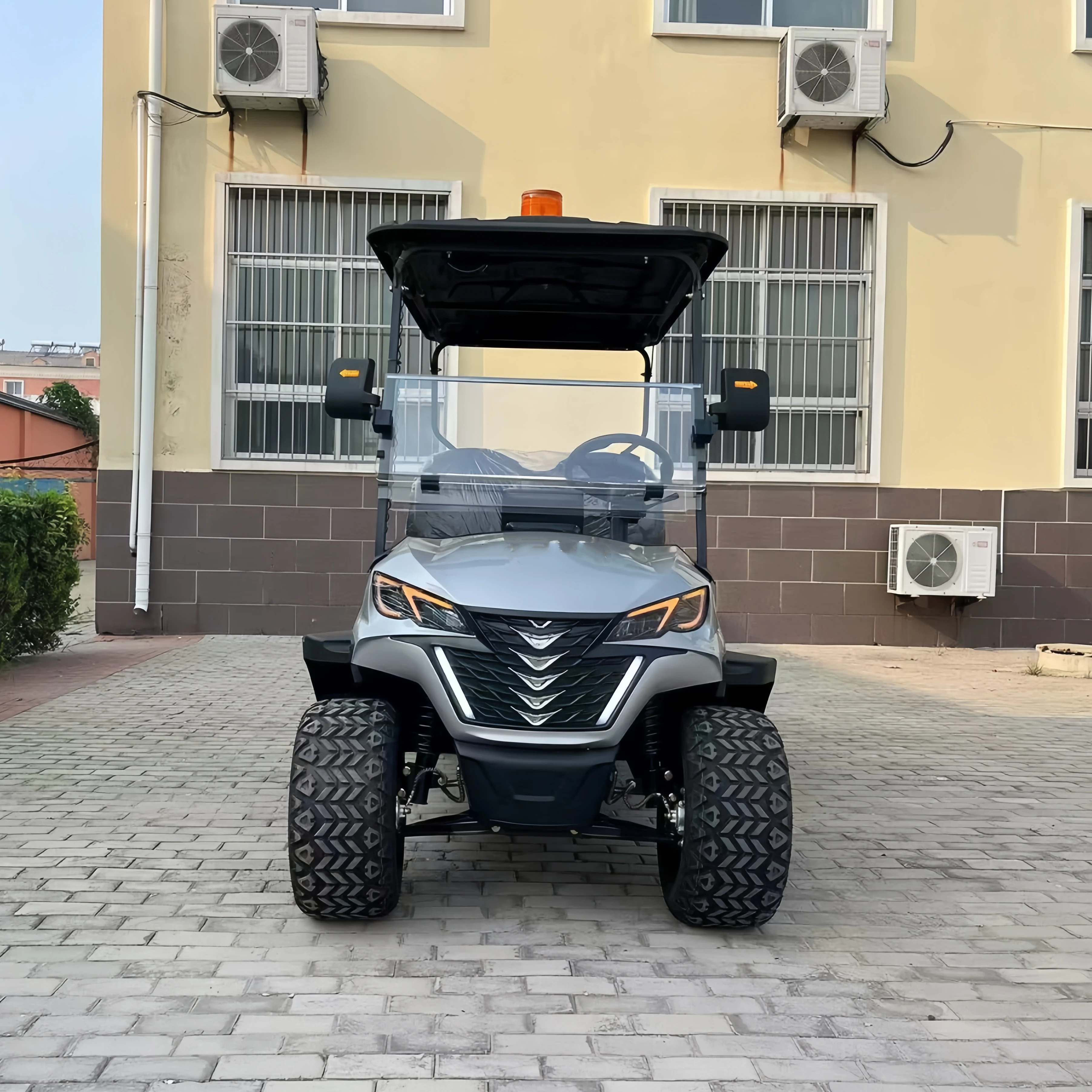 New 72v Electric 2+2-Seater Kick Scooter Party Mini Bus for Sightseeing and Car Travel 72v Electric Golf Cart