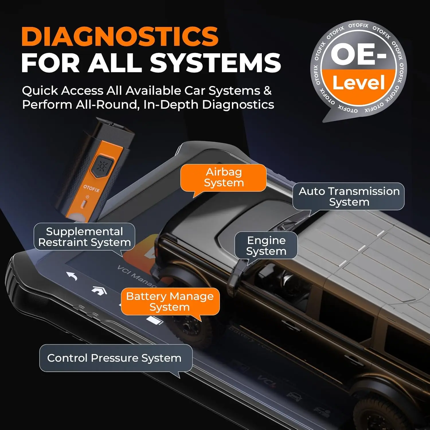 OTOFIX D1 PROS Diagnostic Scanner ECU Coding BiDirectional Control Bluetooth Diagnostic Tools 2 Years Free Update  OBD2 Scanner 2