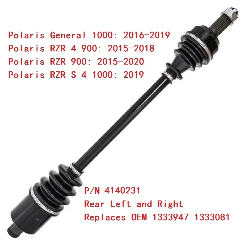 FOR POLARIS RZR 570 800 900 & POLARIS RZR 4 S XP 800 900 All Model CV Axle Half Drive Shaft ATV Parts