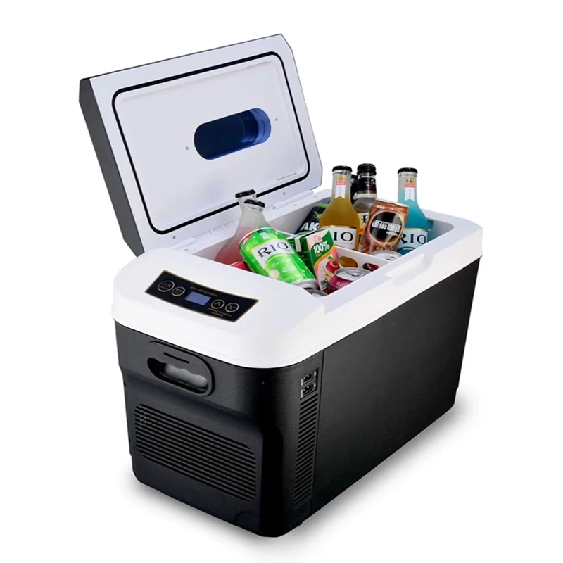 28L Car Mini Refrigerator For Outdoor Camping Car Electrical Appliances Cooler Heater Cooling & Warming 12/24V Refrigerators