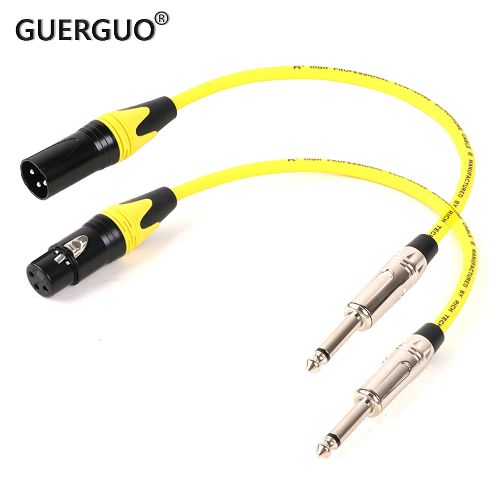 Câbles XLR 1m NUOSIYA - 4 Pack, Mâle/femelle, Pour Micro, Enceintes, Mixeur