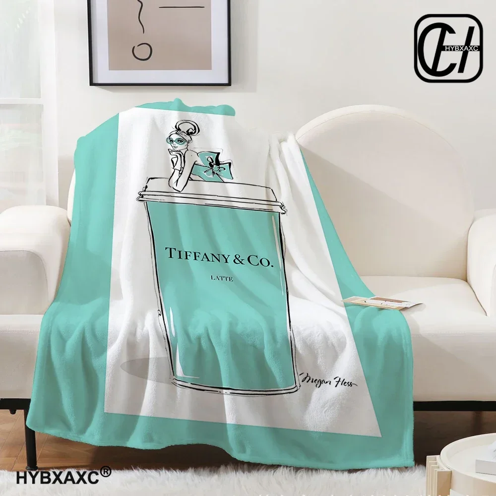 Picnic Blanket Floral Flannel Blanket Portable Home Travel