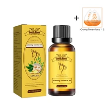  Ginger Slimming Essential Oils Fast Lose Weight Products Fat BurnThin Leg Waist Slim Massage Oil Beauty Health Firm Body Care 