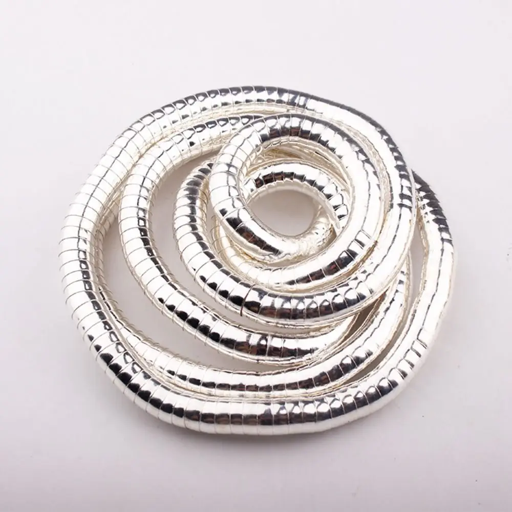 New Alloy Bendable Snake Necklace Gold Color Silver Color Flexible Choker Punk Jewelry Accessories Bracelet