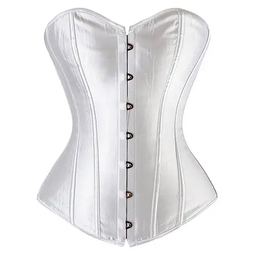 Caudatus Black Corset Top Plus Size Bustiers Overbust Satin Sexy Costume Corselet Brocade Vintage Style Bridal Korsett Women - Image 8