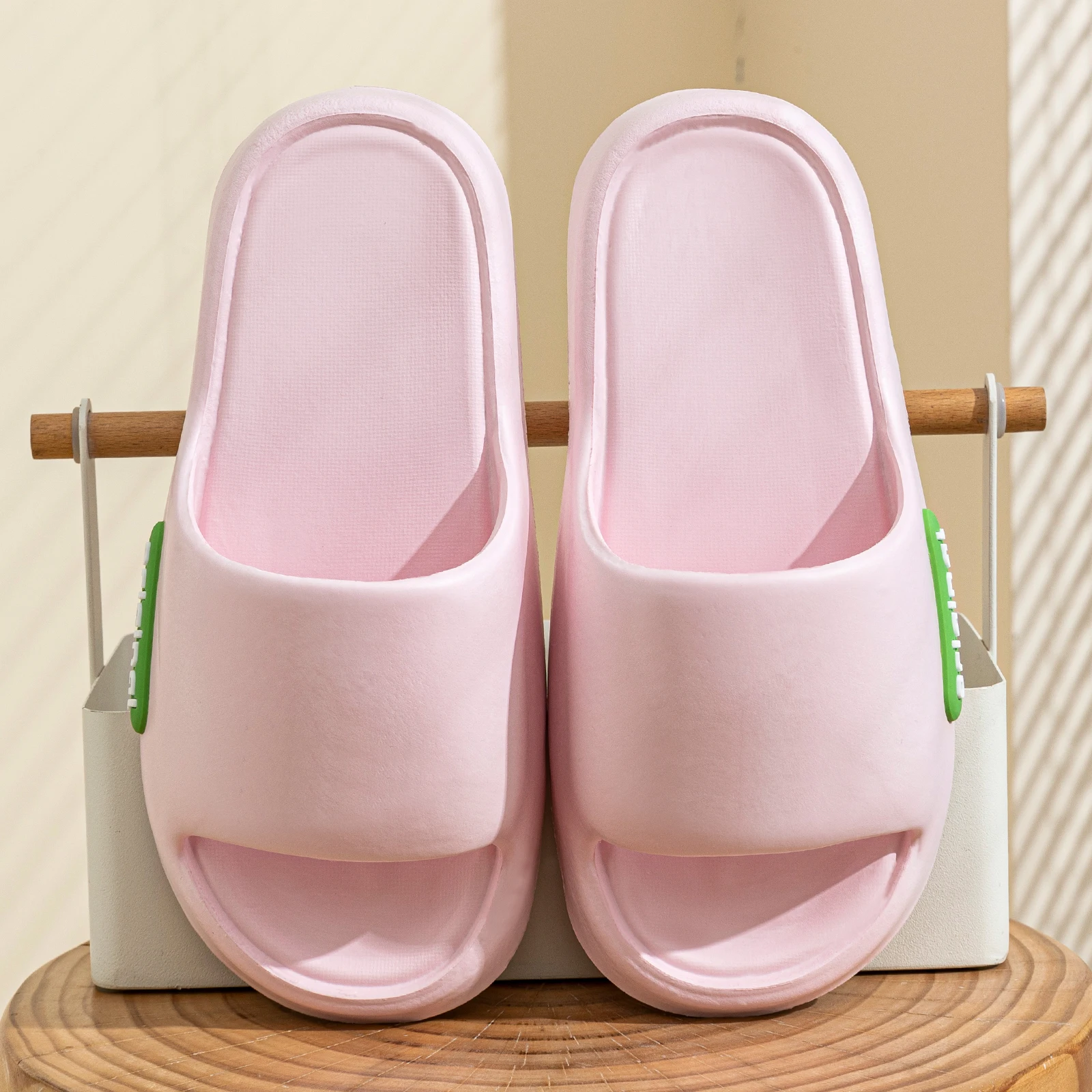 Women's Slippers Home Comfy Lightweight Summer Soft Sole Fashion Indoor Non Slip Open Toed Breathable Cute Beach Shoes - 2
