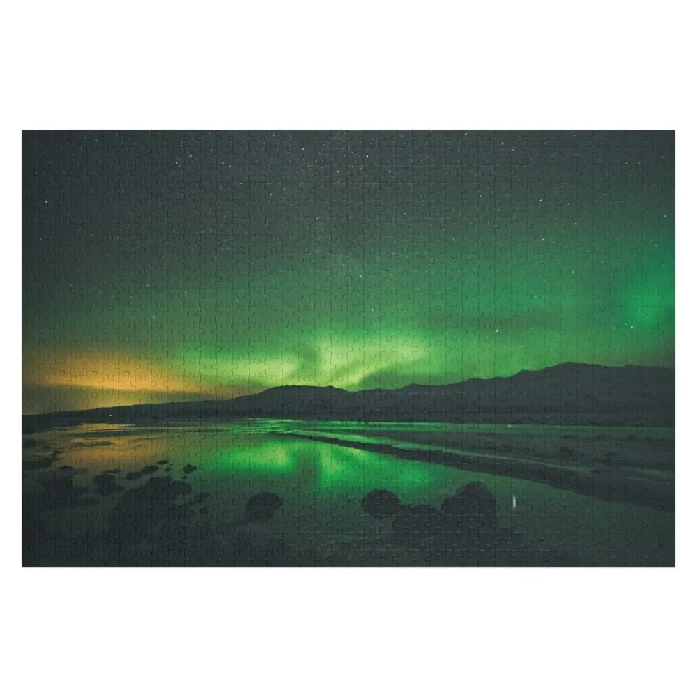 

Northern Lights Graphic Puzzles Jigsaw Puzzle Custom Name Child Toy Wooden Jigsaws For Adults Puzzle