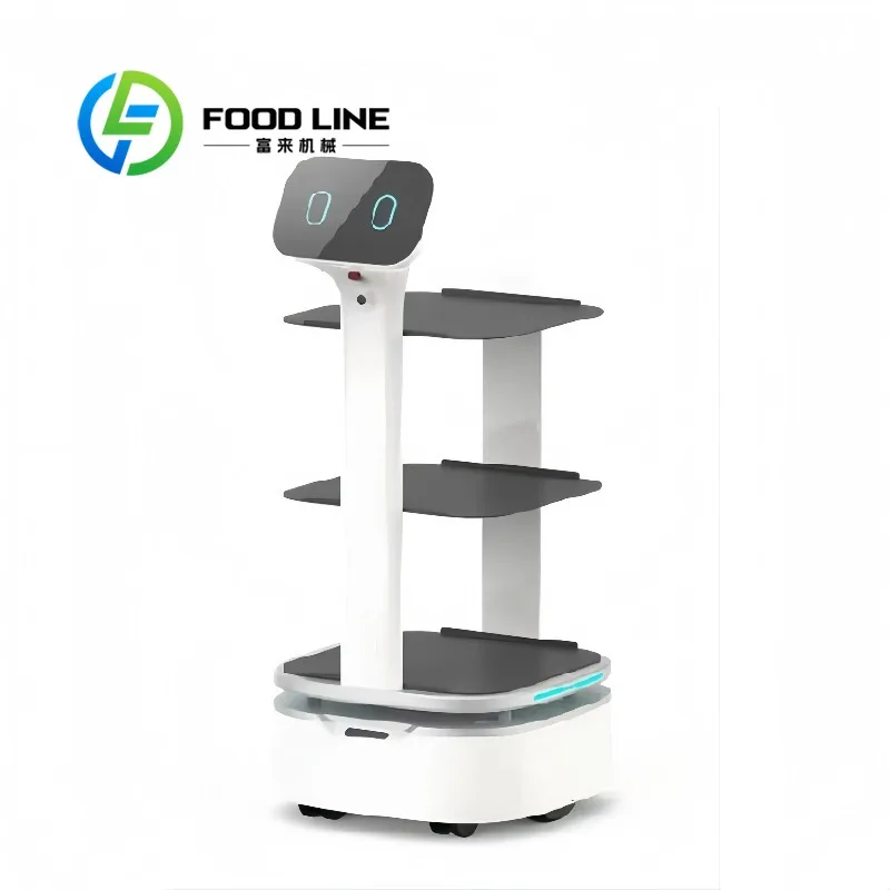 Robot intelligente personalizzato per il servizio del cameriere della reception di benvenuto dell'hotel del robot di consegna del cibo - immagine 5