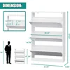 Shoe Storage Cabinet for Entryway with 3 Flip Drawers, Sturdy Wood Hidden Shoe Storage, Freestanding Narrow Slim Shoe Organizer 2