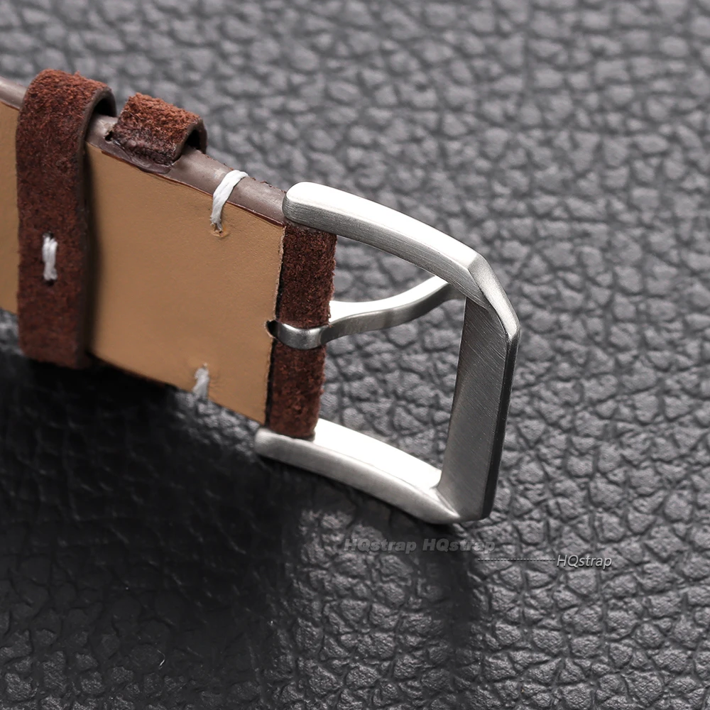 Stainless Steel Brushed Matte Watch Strap Buckle - Silver, Black & Gold