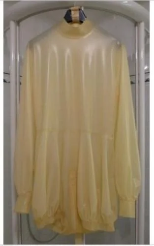 Cosplay Costume 100% Latex Rubber Transparent Top