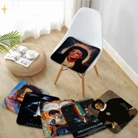 Singers Michael Jackson Nordic Printing Seat Pad Household Cushion Soft Plush Chair Mat Winter Office Bar Chair Mat Pad 1