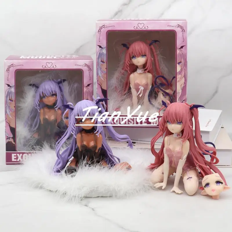 

Anime Succubus Lurum pink purple Swimsuit Version Action Figure Model Toy 13cm