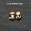LUN SHENG Star Flat Head Earphone Earbuds 14.2mm Dual Dynamic Driver Hi-Fi Wired IEM Headphone With mmcx Cable 1