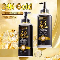 AILKE 24k Gold Lotion pour le corps parfaite et impeccable, blanchissant, inhibe la mélanine, hydratant, protection UV, avec Nicotinamide vitamine C 2