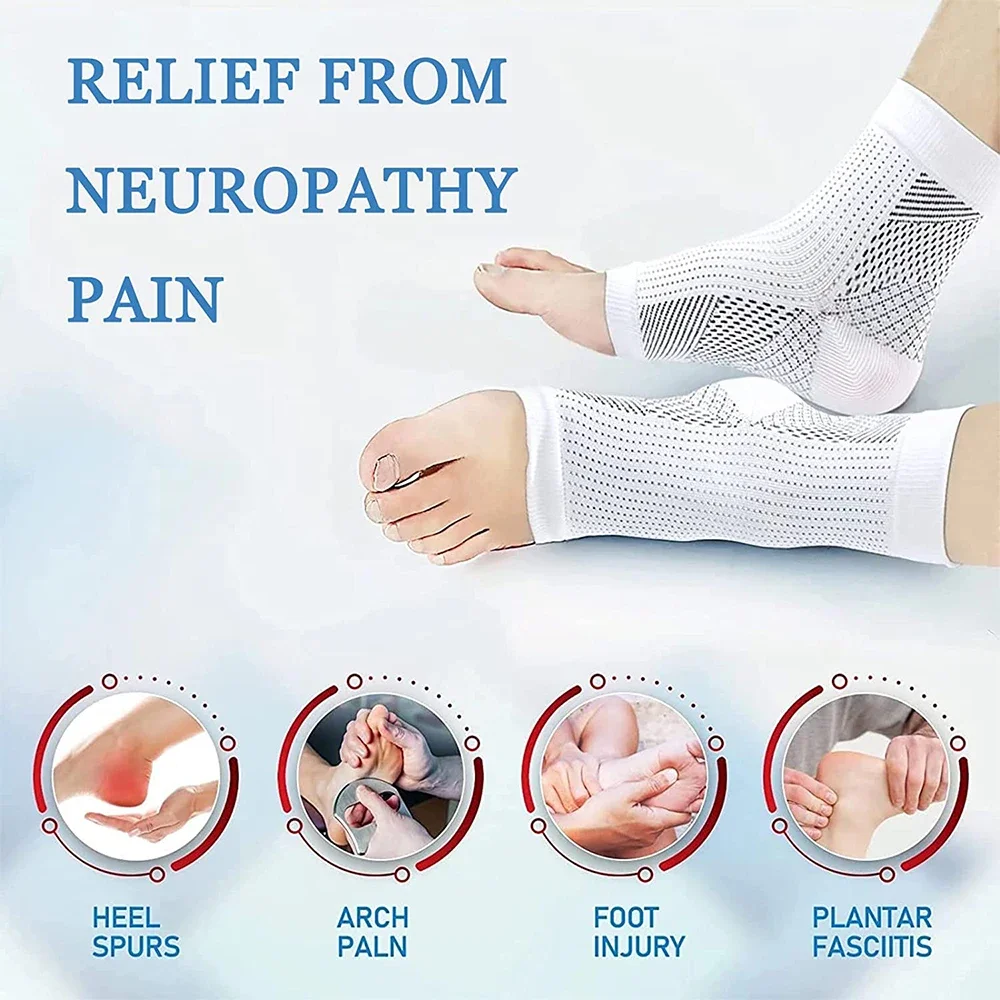 Neuropathy Socks Ankle Compression Socks Men Women Soothe Ankle Brace Plantar Fasciitis Pain Relief 1Pair neuropathy socks compression socks ankle socks