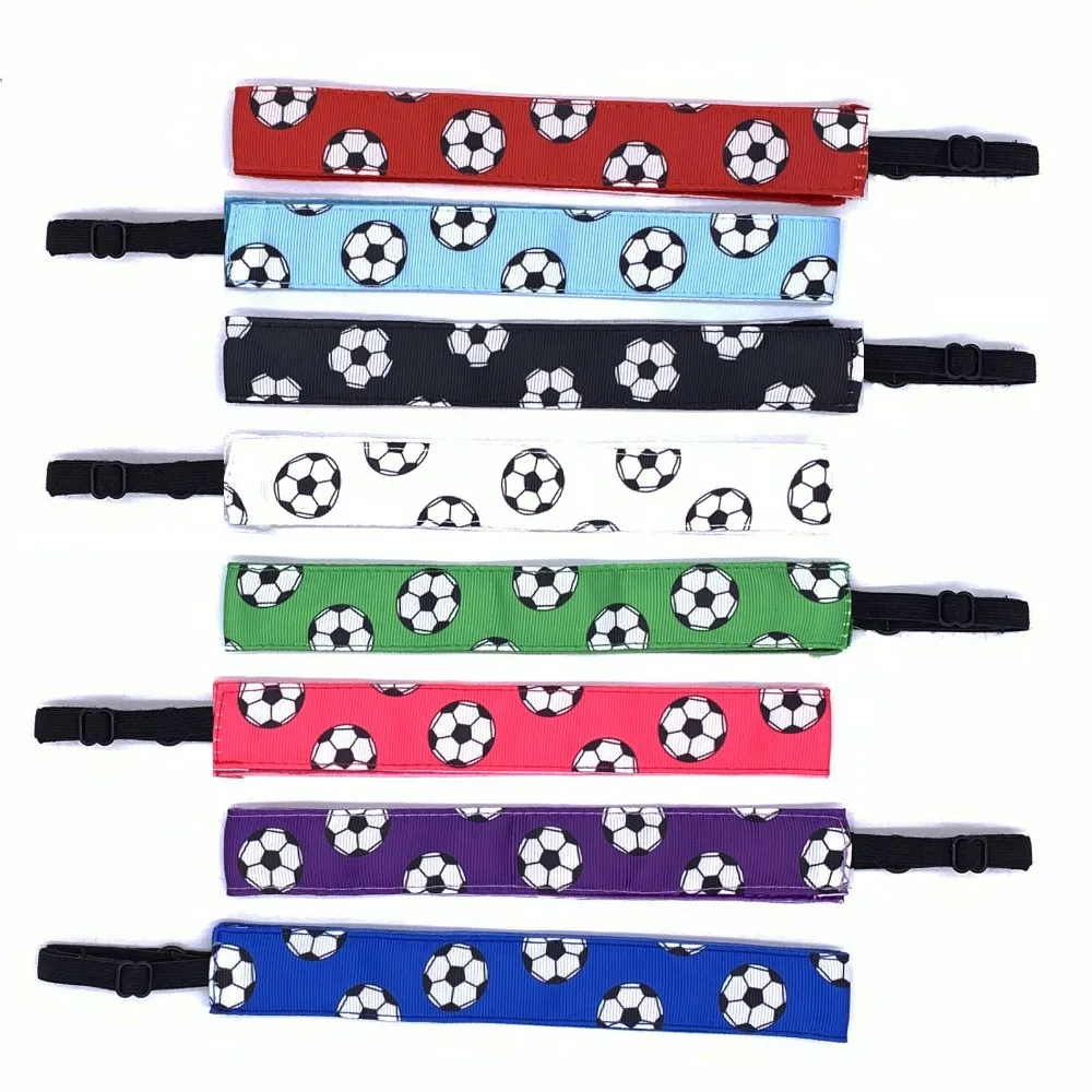 Football Headband sweatband sports Stretch Elastic Women Yoga Running hair band for men Sport children headband sports headbands