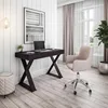 Trendy Writing Desk with Drawer, Espresso 2