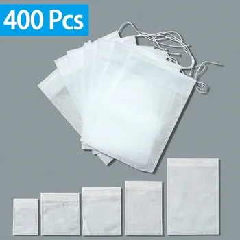 Disposable Empty Tea Bags with String 1
