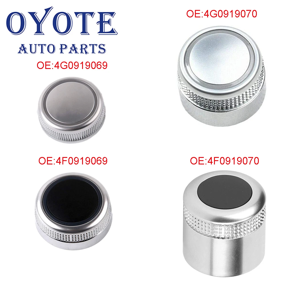 

OYOTE 4G0919069 4G0919070 4F0919069 4F0919070 MMI Radio Volume Knob Rotary Button Switch For For Audi A6 A7 2011-2018