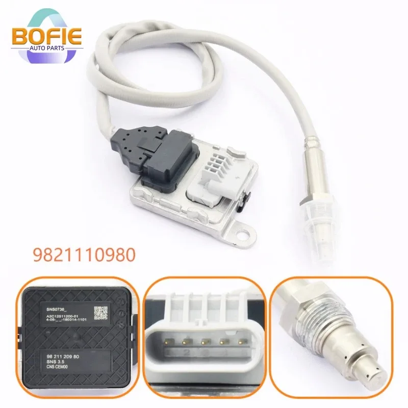 Sensore Nox Per Citroen Peugeot 1.6 2.0 Hdi Bluehdi Diesel Oem 9821120980 Sns0736 A2C12511200