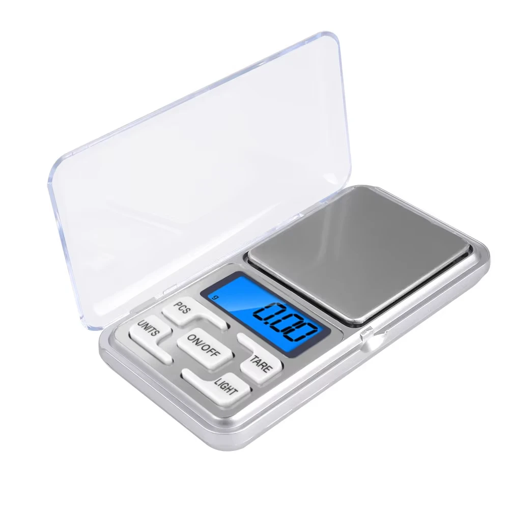 Mini Precision Digital Scales Gold Bijoux Sterling Silver Scale Jewelry 0.01 Weight Electronic Scales 200g-500g 1pc jewelry scale digital scale weighing tools