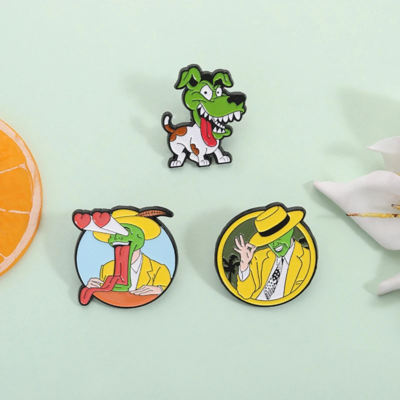 دبابيس/زينة مطاطية مستوحاة من فيلم القناع (The Mas...