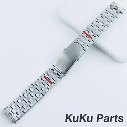 Premium 20mm Solid Stainless Steel Silver Watch Band Replacement Strap - 20mm (Silver)