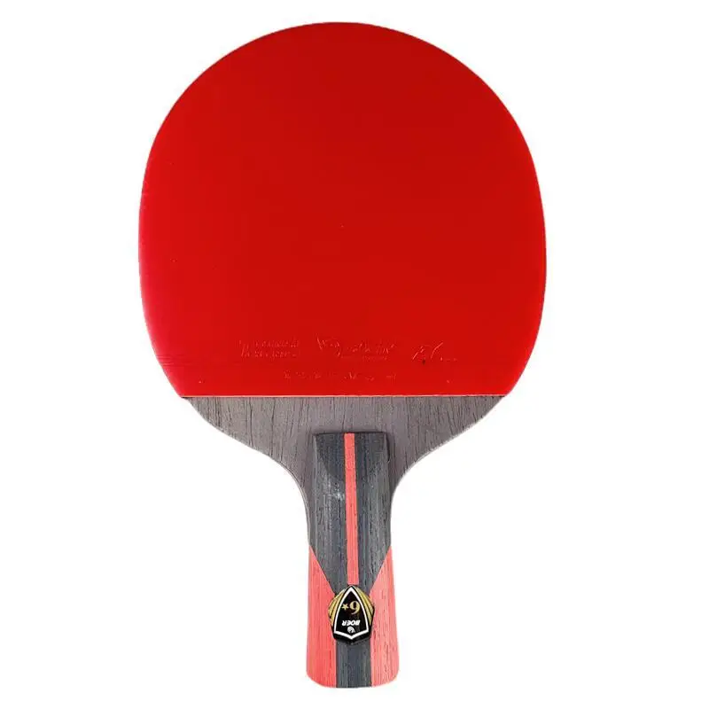 Boer Star Series Professional Tennis Table Racket Short Long Handle Double Face Pimples In Rubber Ping Pong Racket With Case