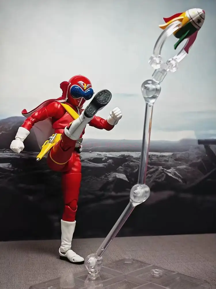 오리지널 SHF 신코쵸우 액션 피규어 세이호 히미츠 센타이 고렌저 아카레nger 슈퍼 센타이 50주년 기념 버전 모형 장난감