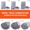 100G/bag 0.5-3Mm Train Track Cornerstone Railway Crushed Stone Diy Model Making Micro Roadbed Materials Model Scene for Diorama 1