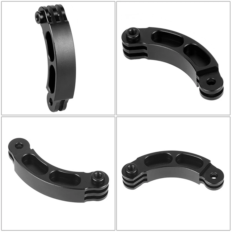 N75R-2X Extension Arm Connector Mount For Helmet Chin Mount Holder Ski/Motorcycle Cycling Helmet For Gopro Hero