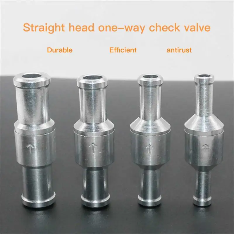car One-Way Fuel Check Valve Aluminum Alloy 4/6/8/10/12mm High-Temperature Resistant Oil Circuit Water Pumps Check Valve 1pc check valve