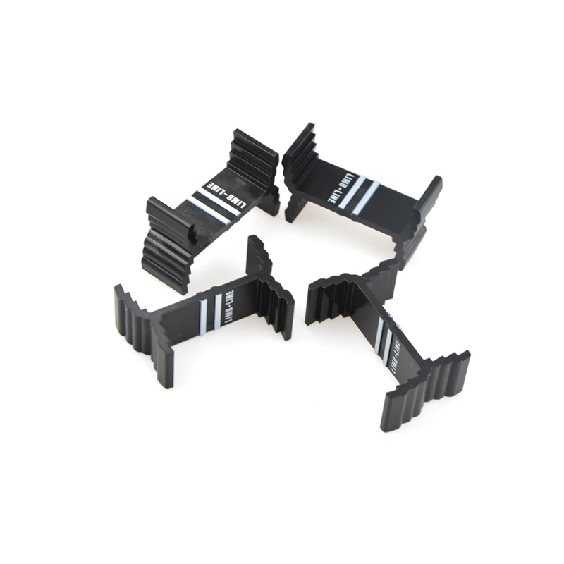Archery Limb Gauges 4pcs Archery Center Line Regulator Recurve Bow Limb Gauges Adjustment Module Calibration Detector Shooting Tuning Tools