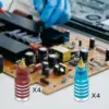 4 Pieces Magnetic PCB Fixture Pins Circuit Board Holder Circuit Board Jig Clamping Tools PCB Clamps Auxiliary Clamps PCB Pillars 2