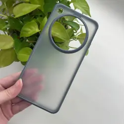 ELVEV Anti-Scratch Crystal Clear TPU Phone Case with Camera Protection for Find X8 Ultra (Grey)
